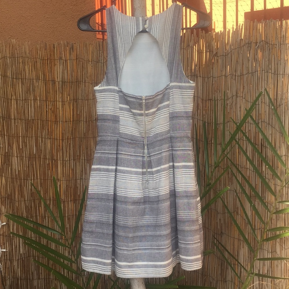 Striped halter dress